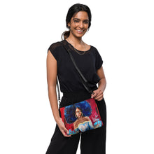 Load image into Gallery viewer, &quot;Désir Ardent de Faire&quot; Limited Edition print on trendy Crossbody Handbag