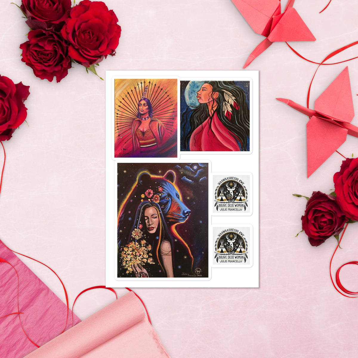 NTVS 1 Sticker sheet – Julie Francella Artworks