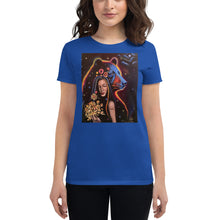 Load image into Gallery viewer, Sky Golden Bear (Osaw Muskwa) Women&#39;s short sleeve t-shirt